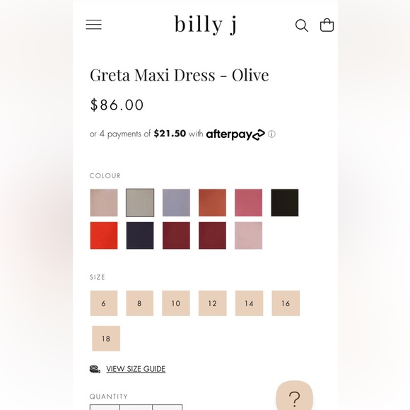 Billy J Greta one shoulder ankle length dress. - Picture 6 of 6